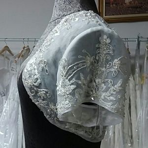 marys Dresses - White Bridal Bolero by PC Marys marys Dresses - White Bridal Bolero by PC Marys